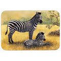 Carolines Treasures Carolines Treasures BDBA0308LCB Zebras by Daphne Baxter Glass Large Cutting Board BDBA0308LCB